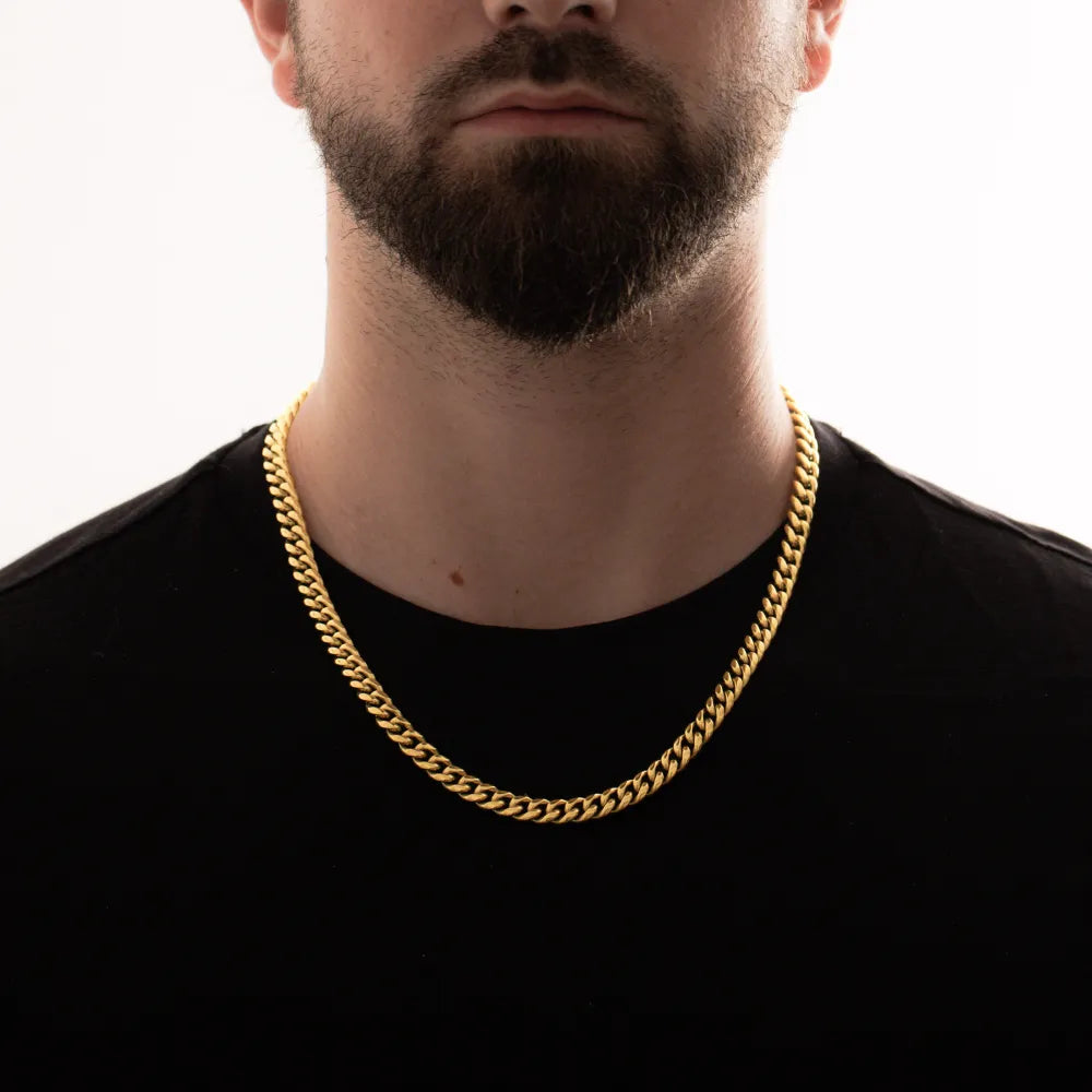 Cuban Link Chain (Gold) 8MM