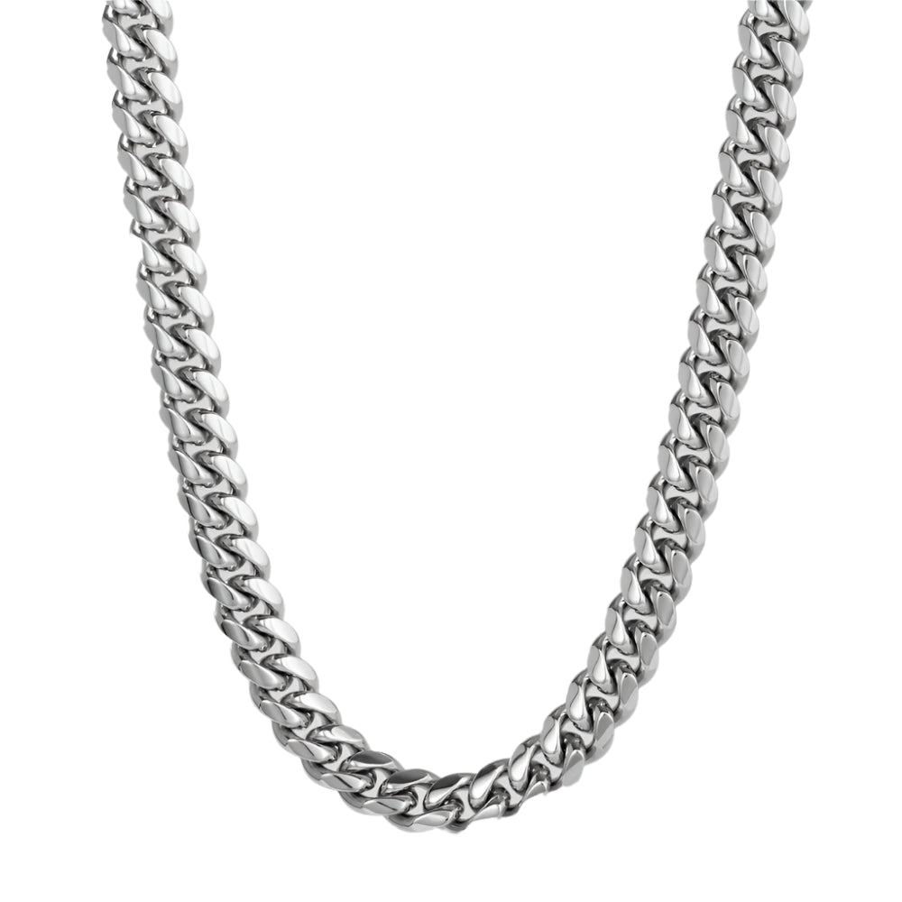 Cuban Link Chain (Silver) 12mm