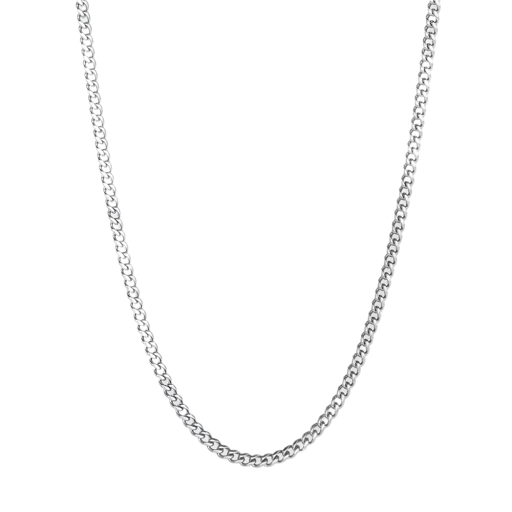 Cuban Link Chain (Silver) 4MM