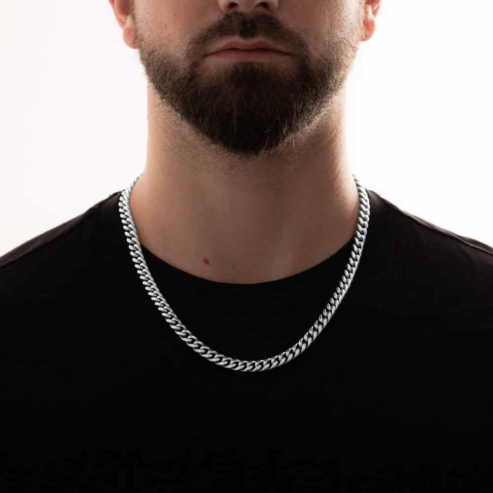 Cuban Link Chain (Silver) 8MM