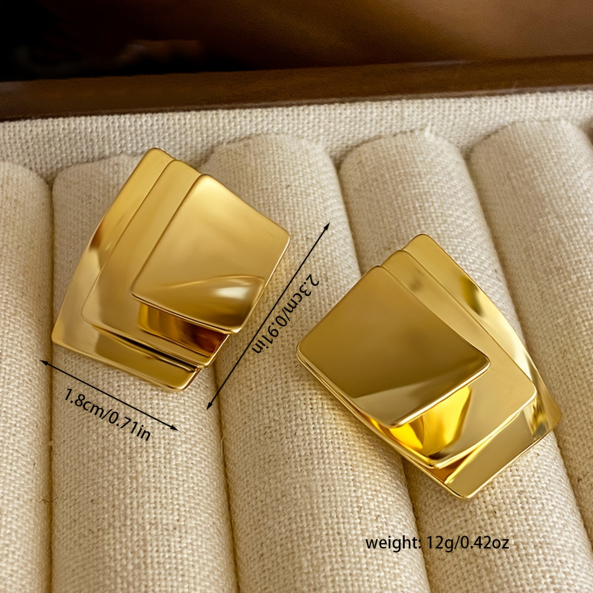 Golden Yellow Geo Chic