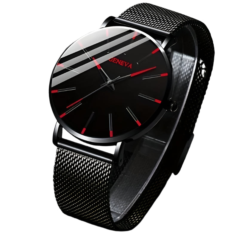 Black & Red Elegant Edge