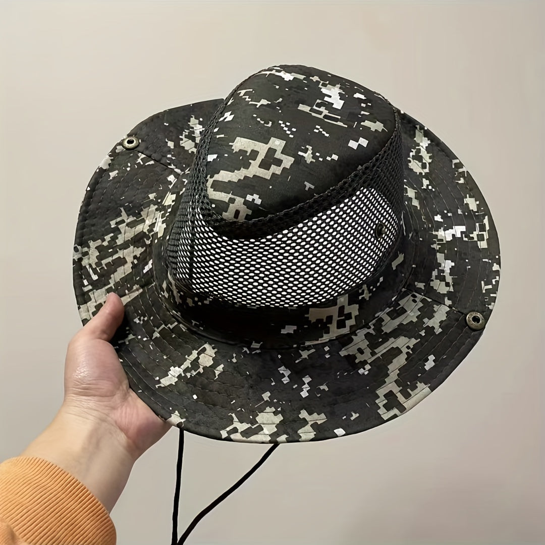 Digital Dark Green Camouflage Shield