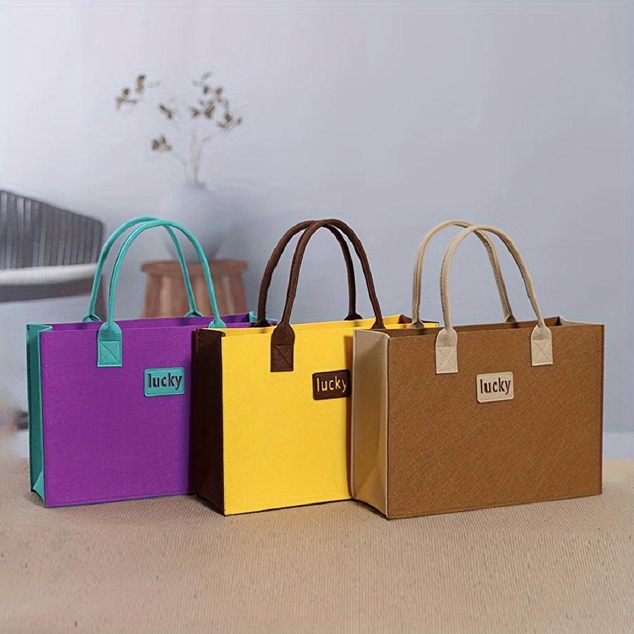 Bolso de mano marrón Lucky