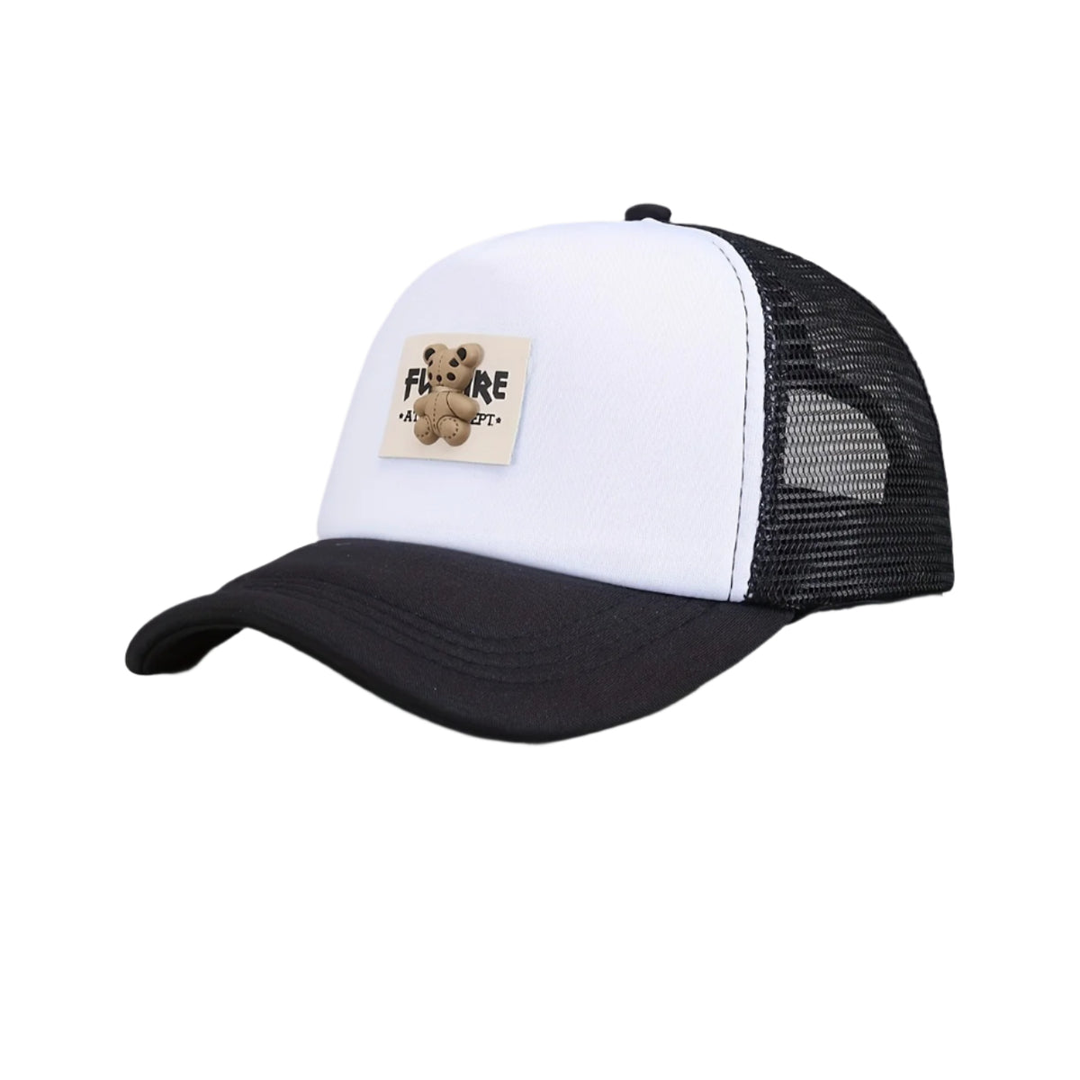 Gorra elegante de oso negro