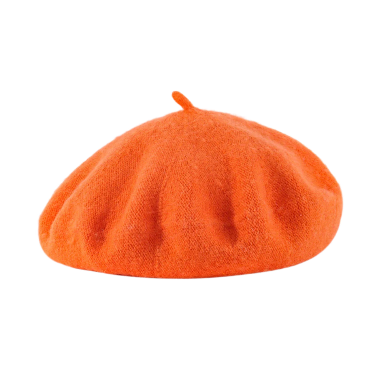 Boina de caramelo naranja