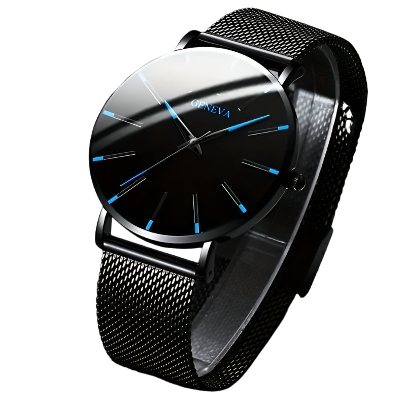 Black & Blue Elegant Edge