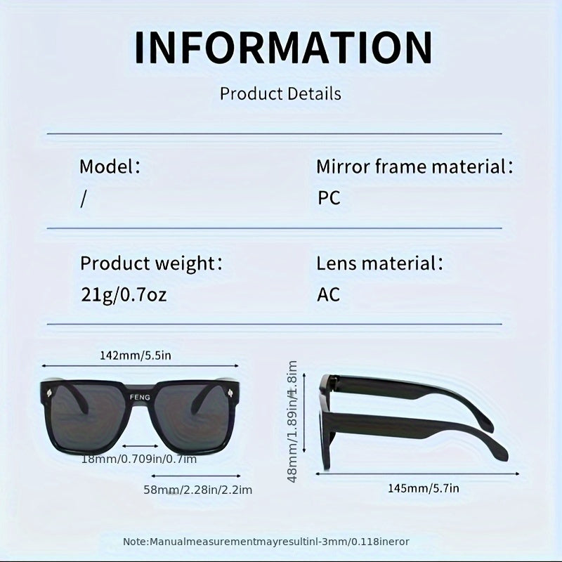 Black Frame Black Lens Punk Vision