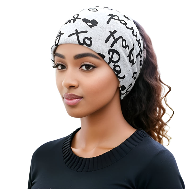 Romantic Letters Chic Shield Beanie