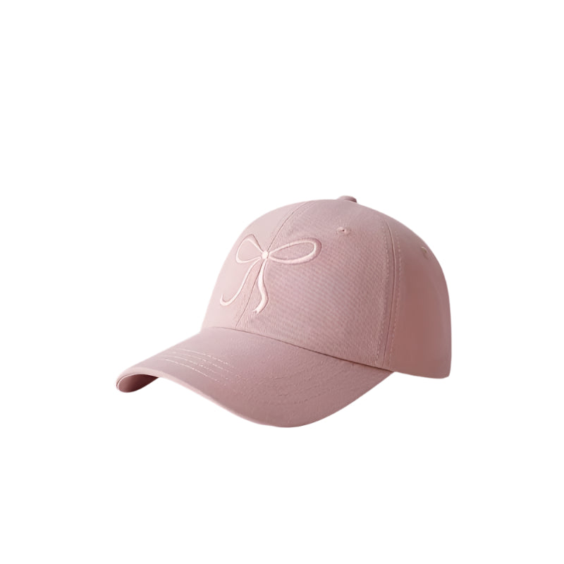 Gorra luminosa con lazo rosa
