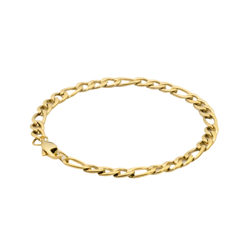 Figaro Bracelet (Gold) 5MM