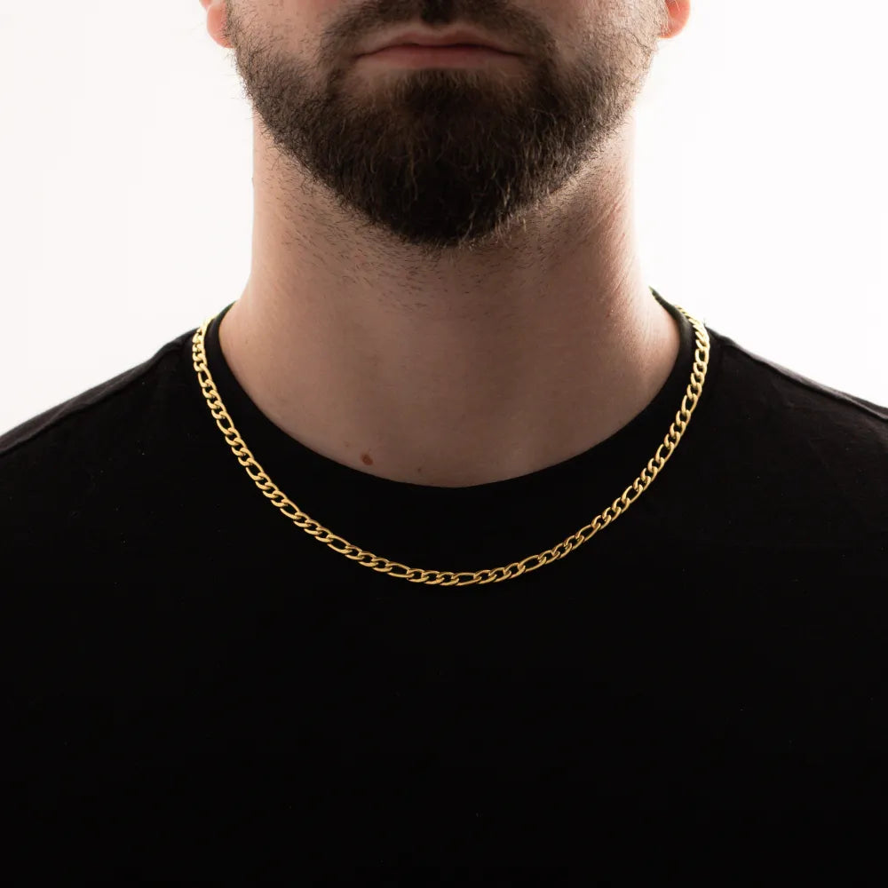 Figaro Chain (Gold) 5mm