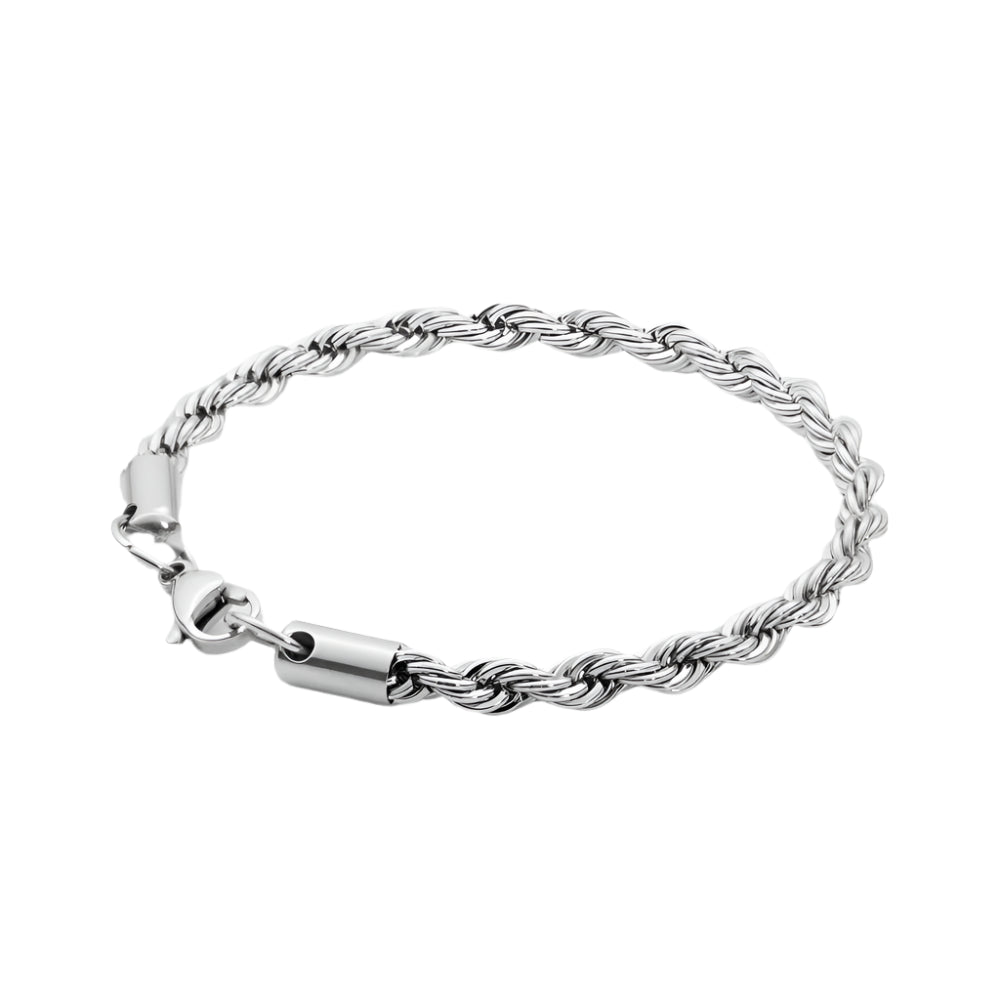 Rope Bracelet (Silver) 5MM