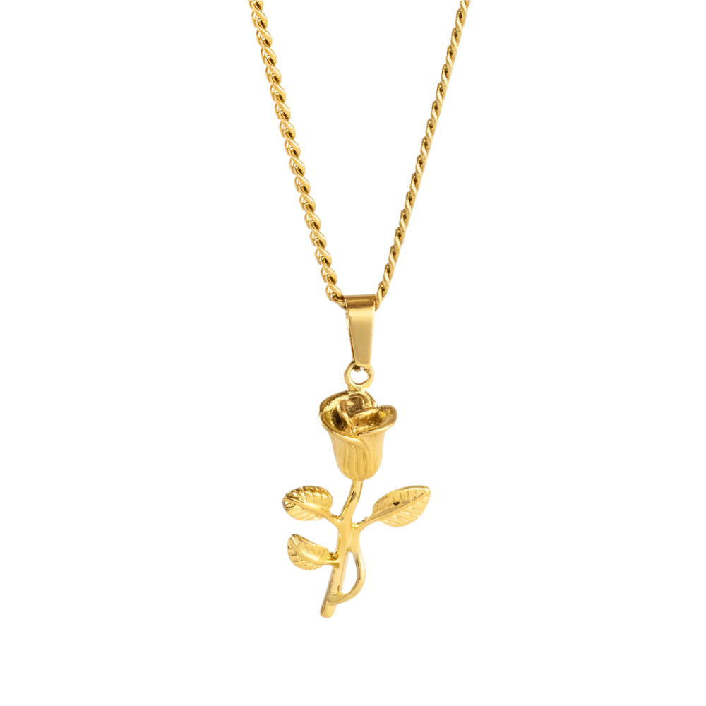 Rose Pendant (Gold)