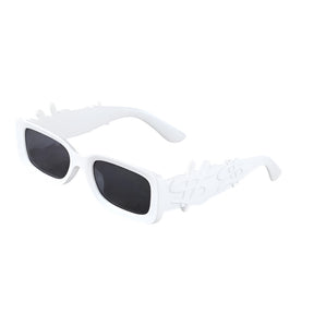 White Retro Edge