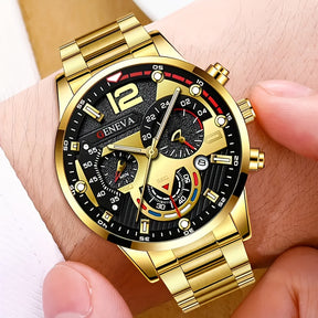 Golden Watch Bold Time
