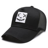 Black White Embroidery Geo Shade
