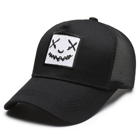 Black White Embroidery Geo Shade