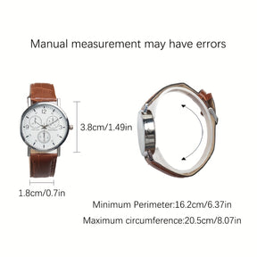 Brown white plate Tri Chrono