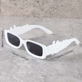 White Retro Edge