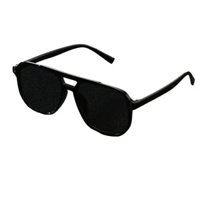 Black Frame Gray Lens Retro Vision